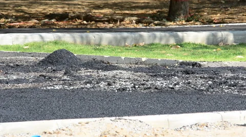 Create asphalt road. Stock Footage 43308766