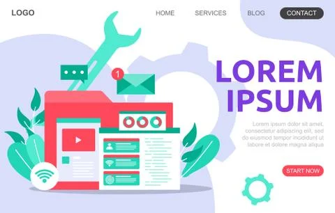 Create Build Website Design Web Page Project Development Illustration 스톡 일러스트