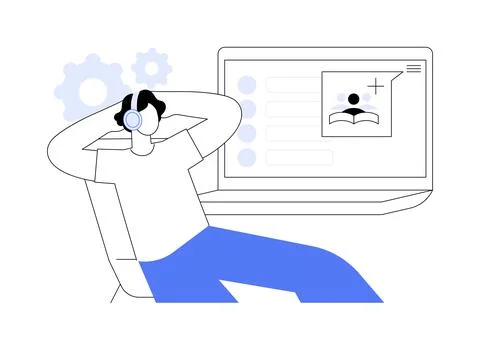 Create class abstract concept vector illustration. Stock Illustration