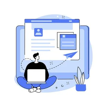 Create class isolated cartoon vector illustrations. Stock Illustration