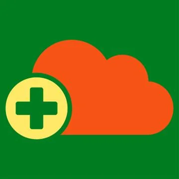 Create Cloud Icon Illustrazione stock