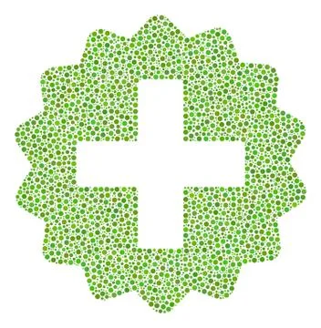 Create Collage of Dots Stock Illustration