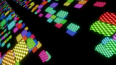 Create dynamic VJ loops with vibrant colorful patterns for music events Stock Footage 296217971