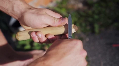 Create a fire survival style Step 1 Stock Footage 84009520