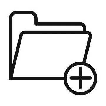 Create Folder Icon Perfect for Organizing Files Stockillustratie