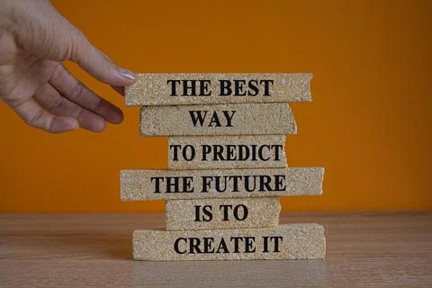 Create future symbol. Stock Photos