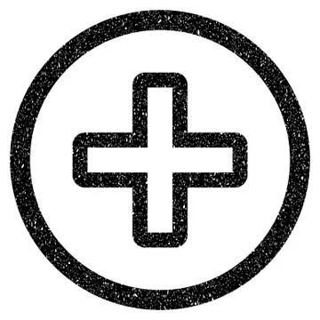 Create Grainy Texture Icon Illustrazione stock