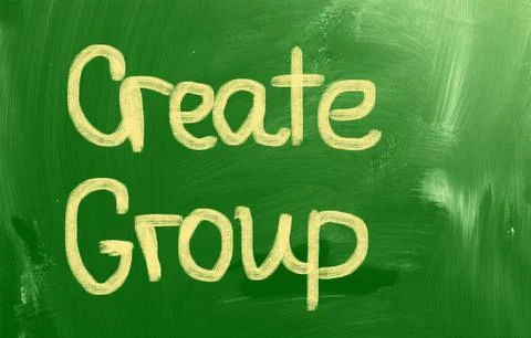 Create group concept Stock Illustration