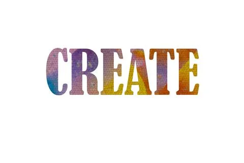CREATE Stock Illustration