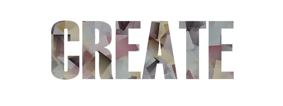 CREATE Stock Illustration