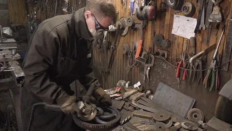 Create interior in the style of steampunk, vintage, industrial slow more Stock Footage 75493452