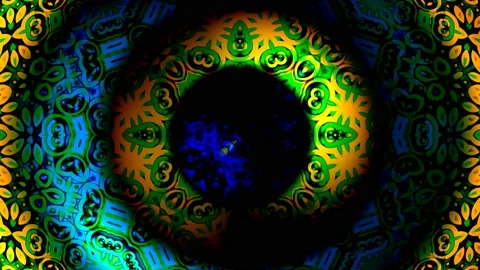 Create Meditation Video Background Video Radial Mandala Seamless Loop Stock Footage 198683618