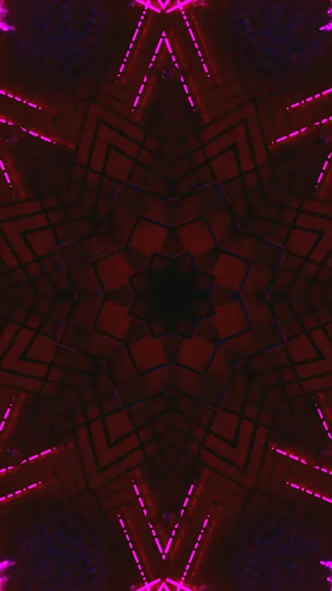 Create a mesmerizing tunnel effect with vibrant colors looping seamlessly f.. Stock Footage 321571648