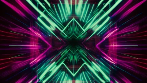 Create mesmerizing VJ loop patterns for unforgettable music experiences Stock Footage 296154274