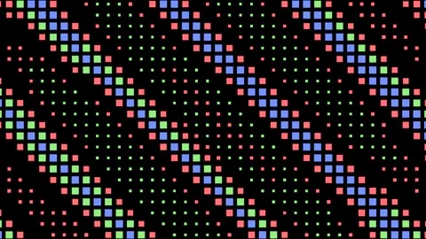 Create mesmerizing VJ loops with colorful patterns for music events Vídeo Stock 293680211