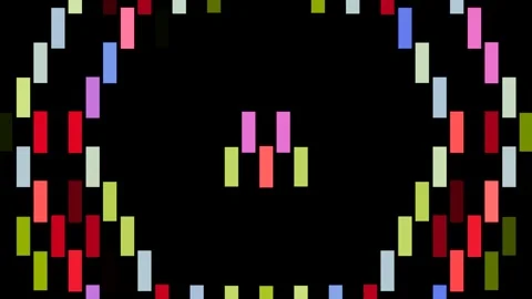 Create mesmerizing VJ loops with vibrant patterns for dynamic music experiences Stock Footage 293556185