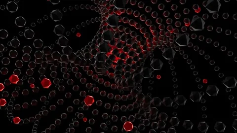 Create mesmerizing VJ loops for your next concert or party experience Stock Footage 296218109