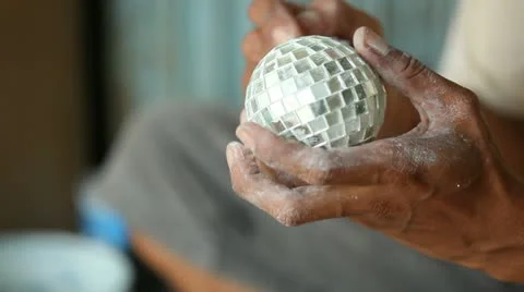 Create a mirror ball Stock Footage 22113812