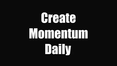 Create Momentum Daily Kinetic Typography Animation Видео 339949203