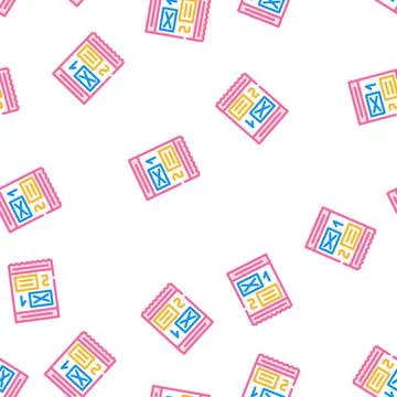 Create newsletter vector seamless pattern Stockillustratie