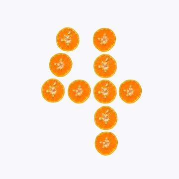 Create number Illustrazione stock