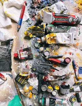 Create a painting Stock Photos