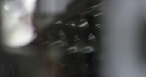 Create polymer package ware. Plastic manufacture for food storage Stock Footage 75934421