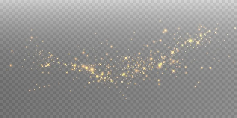 Create a Sparkling Golden Glitter Effect for Various Stunning Design Projects Stock Illustration