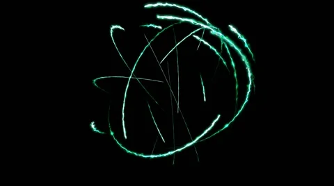 Create a sphere of particles Video stock 67406732