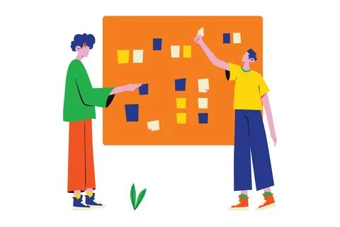 Create Storyboard Illustration Stockillustratie