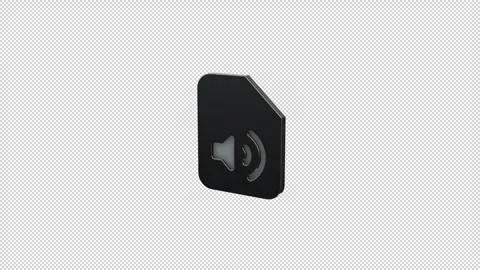 Create Stunning Visuals with Animated Audio Files Stock Footage 265885448