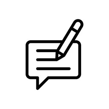 Create thin line icon Stock Illustration