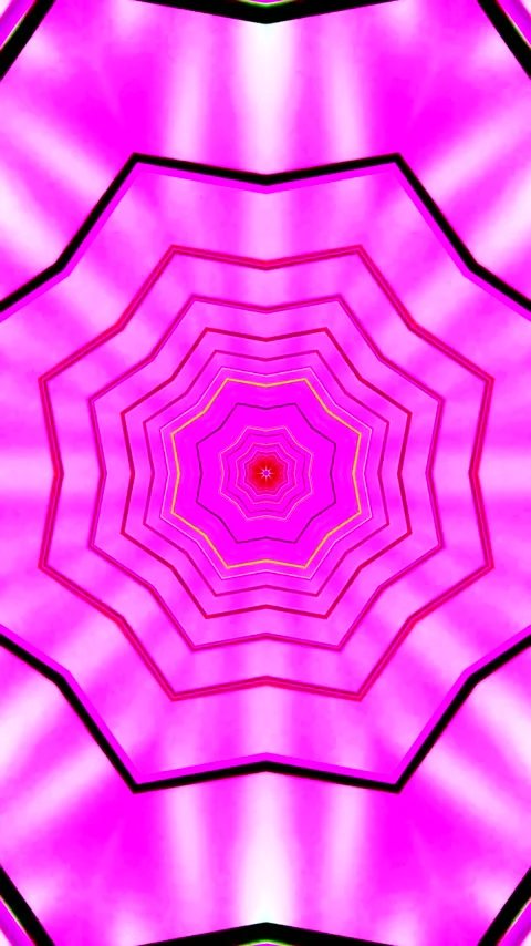 Create a tunnel video loop with vibrant colors for motion backgrounds and l.. Stock Footage 322770895