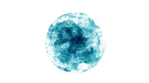Create a water sphere Video stock 73435972