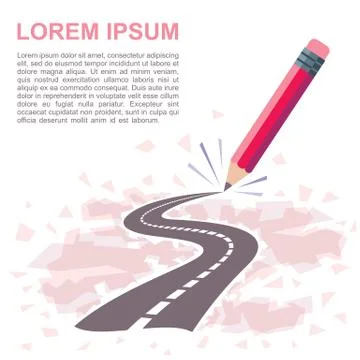 Create Way Stock Illustration