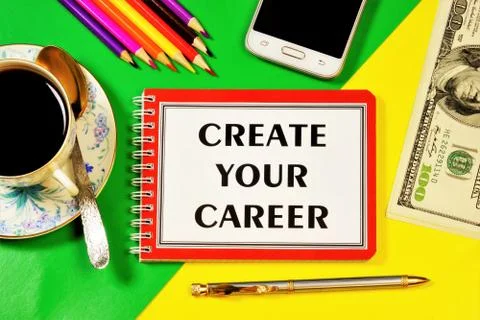 Create your career Foto stock