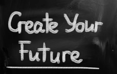 Create Your Future Concept Stock Illustration