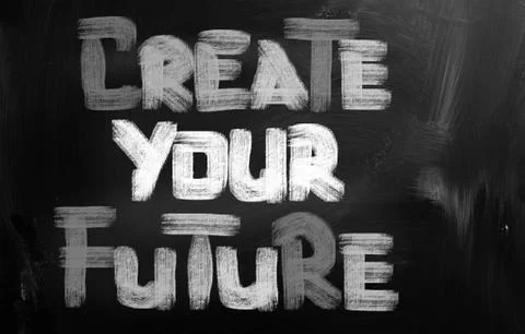Create Your Future Concept Stock Illustration