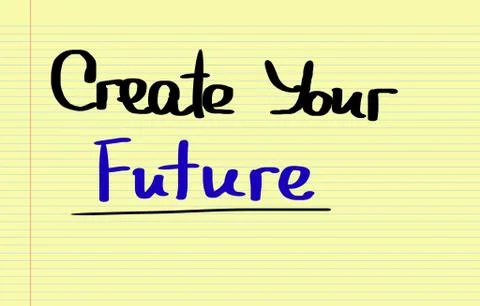 Create Your Future Concept Stock Illustration