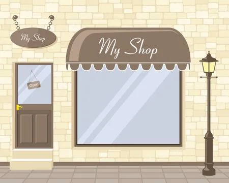 Create your shop Stock Illustration