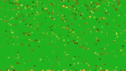 Created Background Of Autumn Leaves Falling Stock Footage 237259578