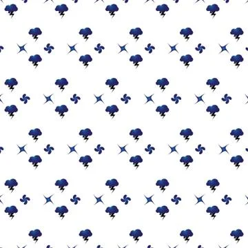 Created blue thunders texture background Stock Illustration