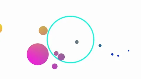 Created circle pop and repeaters Stock Footage 125653771