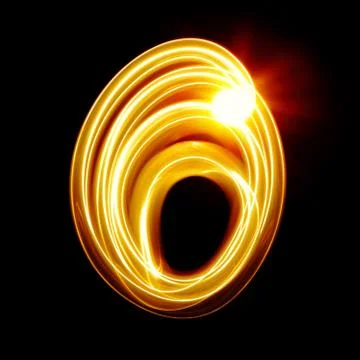 Created by light alphabet Stock Photos