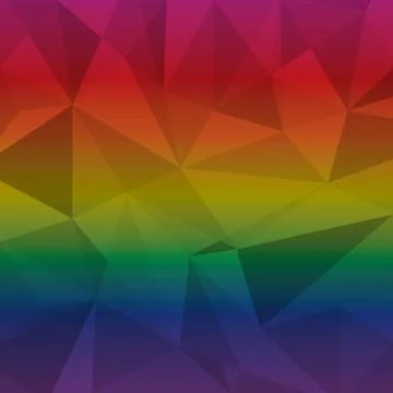 Created multi color triangle abstract background Illustrazione stock