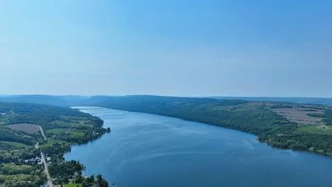 Creates - Skaneateles Lake 库存照片