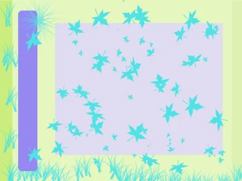 Creates text on a nature Stock Illustration