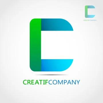CREATIF COMPANY LOGO 3 Stock Illustration
