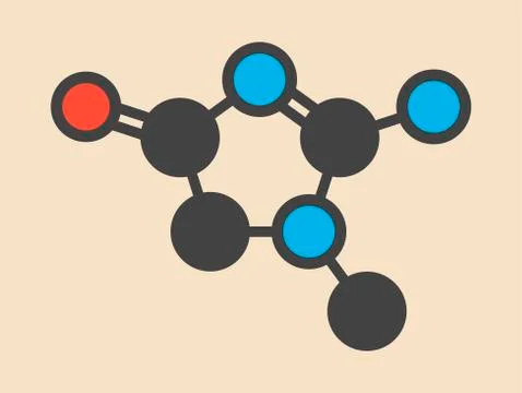 Creatine molecule Stock Illustration
