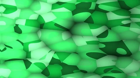 Creating Abstract Green Shapes in Cinematic Flow Stock Footage 328618769